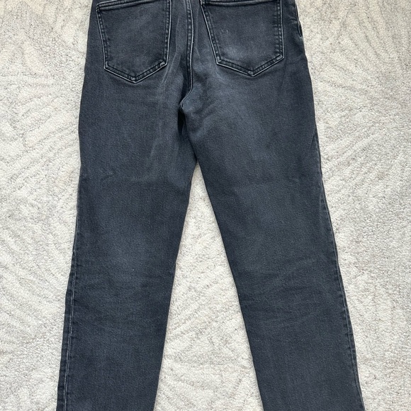 Denim Forum the Arlo High Rise Straight 28L Women Jeans - Black Size 25 - Picture 3 of 3